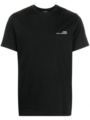 T-shirt à imprimé A.p.c. noir
