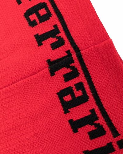 Chaussettes à imprimé Ferrari rouge