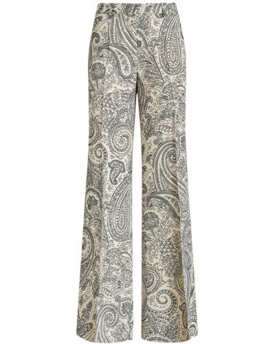 Voľné nohavice s potlačou s paisley vzorom Etro