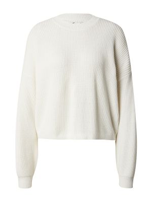 Pullover Hollister бяло