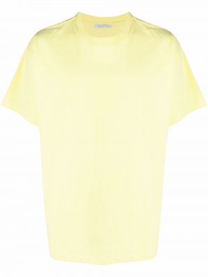 Žluté tričko bavlněné John Elliott