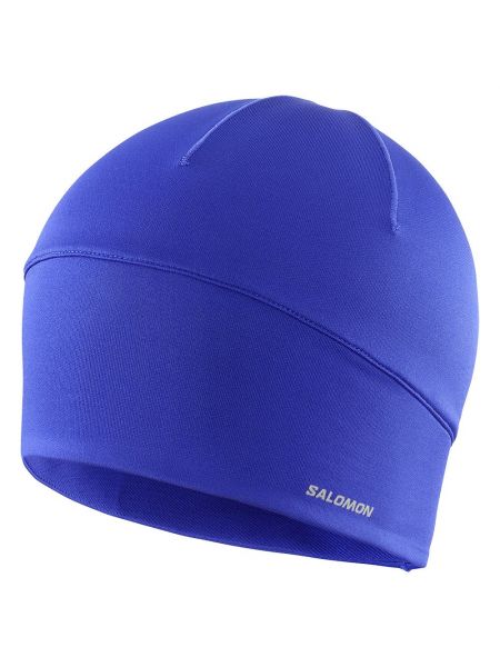 Синяя шапка Salomon