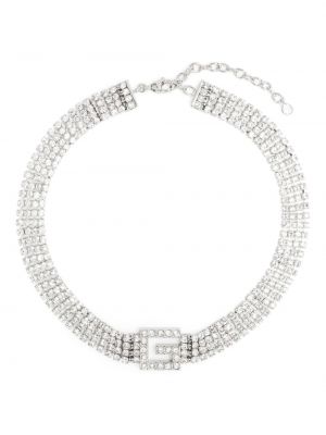 Křišťálový náhrdelník Gucci stříbrný