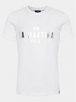 Μπλούζα La Martina λευκό