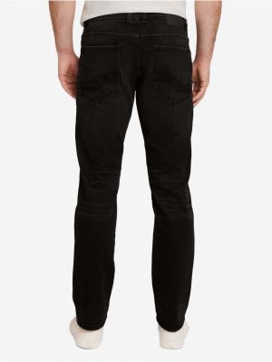 Priliehavé džínsy s rovným strihom Tom Tailor čierna