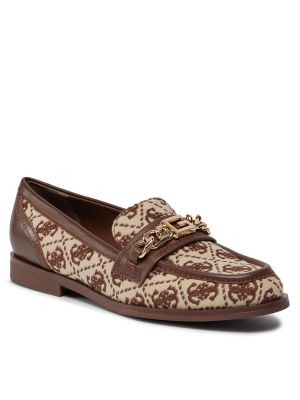 Loaferice Guess smeđa