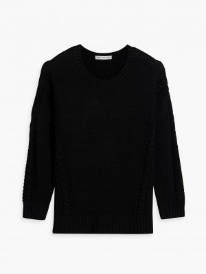 Хлопковый кашемировый свитер Cotton By Autumn Cashmere черный