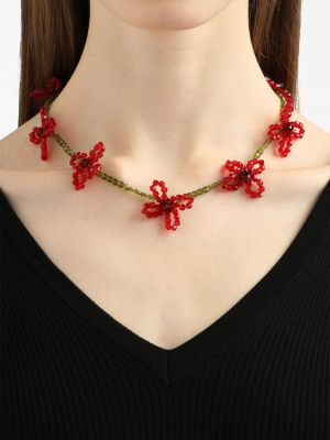 Květinový náhrdelník Simone Rocha