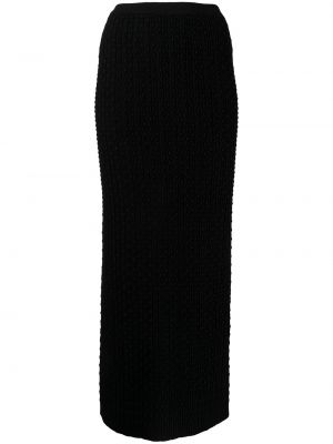 Maxi sukně Alaïa Pre-owned, černá