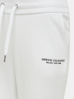 Спортивные штаны Armani Exchange белые