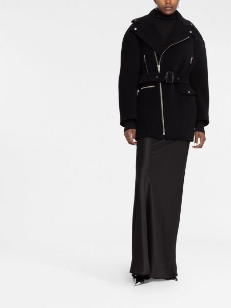 Mantel mit reißverschluss Saint Laurent schwarz