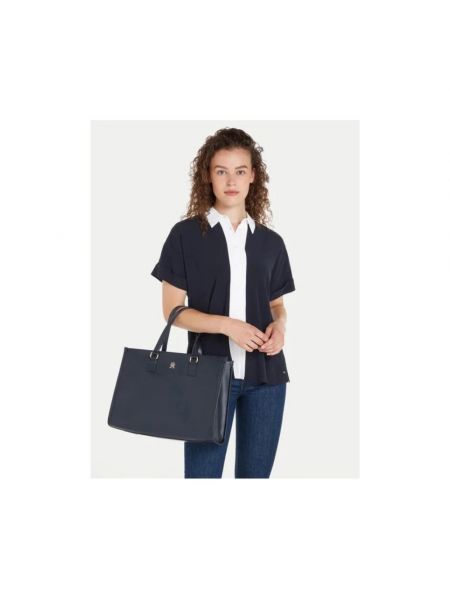 Bolso shopper Tommy Hilfiger azul