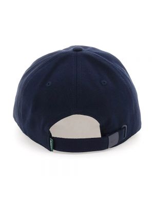 Gorra de algodón Lacoste azul