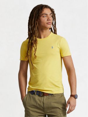Slim fit pólóing Polo Ralph Lauren sárga