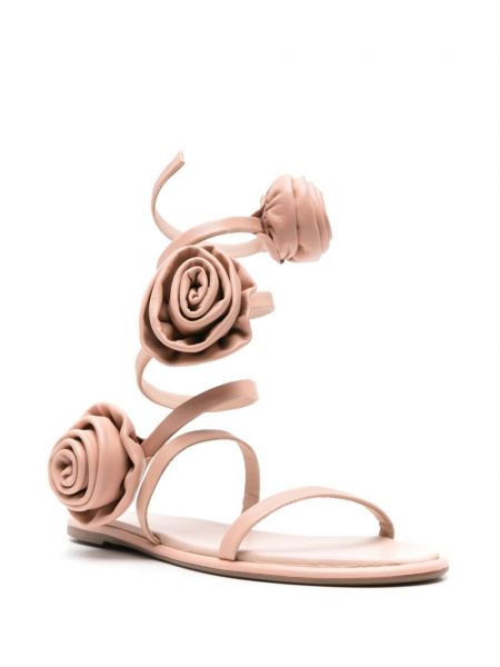 Sandały bez obcasa Le Silla różowe