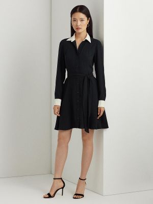 Mini vestido Lauren Ralph Lauren negro