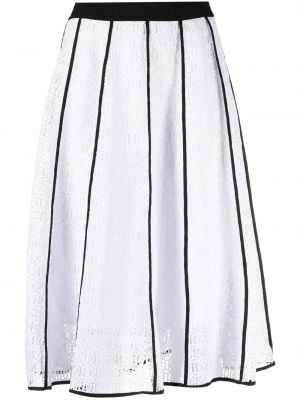 Midi suknja s vezom s čipkom Karl Lagerfeld