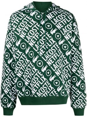 Hoodie aus baumwoll mit print Lacoste