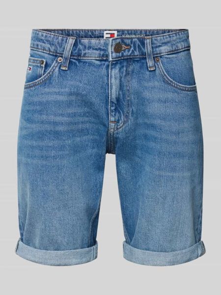 Szorty jeansowe z kieszeniami Tommy Jeans niebieskie