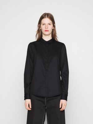 Блузка на пуговицах Bruuns Bazaar черная