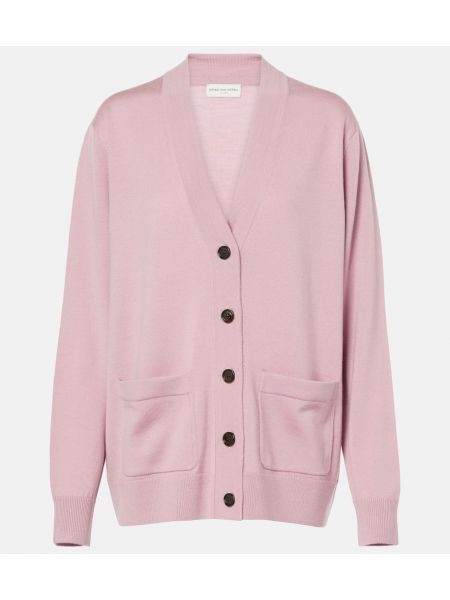 Ull strikkegenser Dries Van Noten rosa