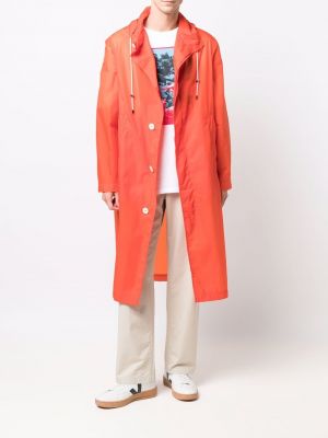 Manteau à capuche Mackintosh orange