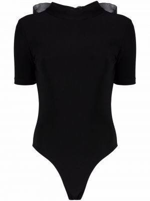 Μπλούζα με φιόγκο Atu Body Couture μαύρο
