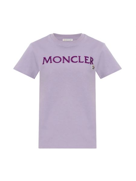 Koszulka Moncler fioletowa