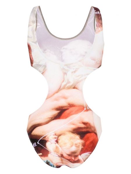 Badeanzug mit print Vivienne Westwood braun