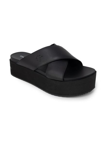 Sandale ohne absatz Calvin Klein schwarz
