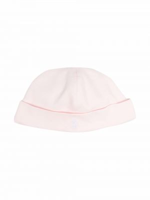 Puuvilla lippalakki tytöille Ralph Lauren Kids pinkki