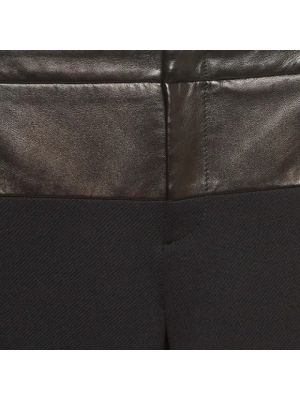 Falda de cuero Gucci Vintage negro
