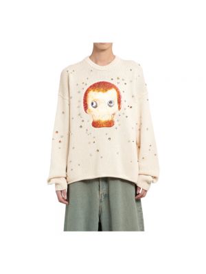 Sweter Acne Studios beżowy