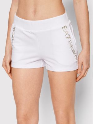 Spodenki sportowe Ea7 Emporio Armani - biały