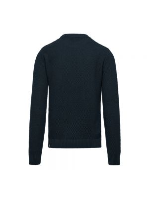 Dzianinowy sweter z okrągłym dekoltem Bomboogie niebieski