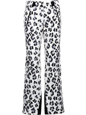 Pantalones con estampado leopardo Aztech Mountain blanco