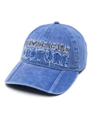 Haftowana czapka z daszkiem Versace Jeans Couture