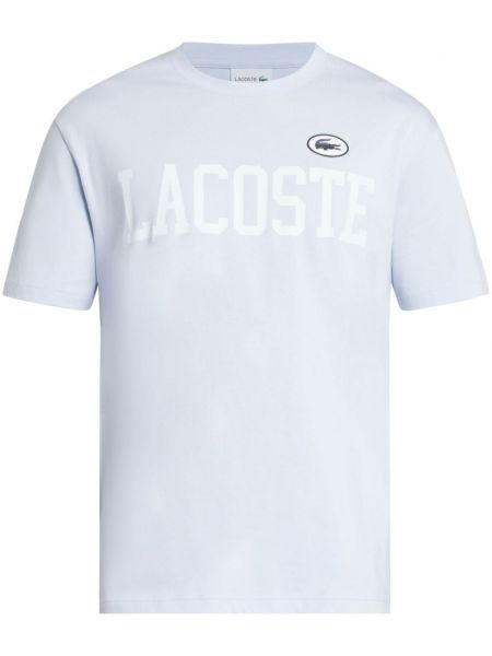 Памучна тениска с принт Lacoste