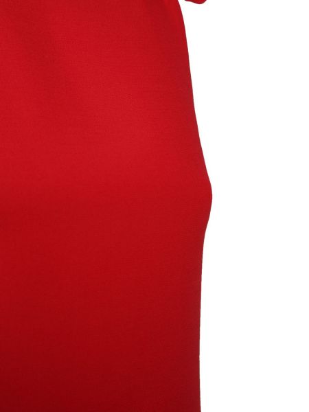 Rochie mini de lână de mătase Valentino roșu