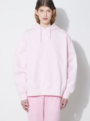 Рожеве однотонне худі Adidas Originals