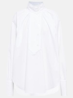 Βαμβακερό πουκάμισο Patou λευκό