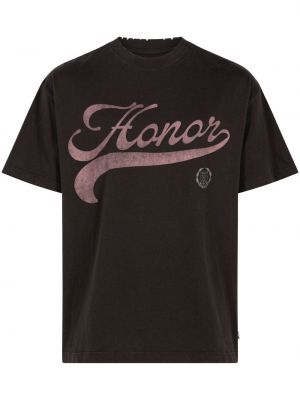 T-shirt mit print Honor The Gift schwarz