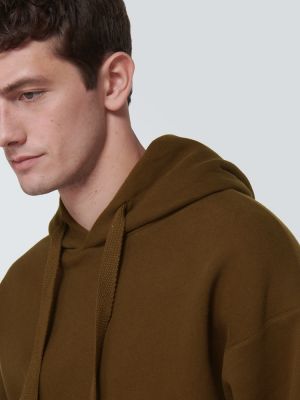 Jersey hoodie aus baumwoll Lemaire braun