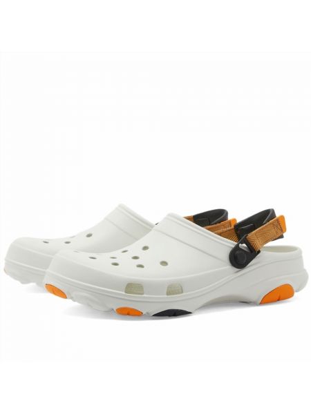 Классические тапочки Crocs белые