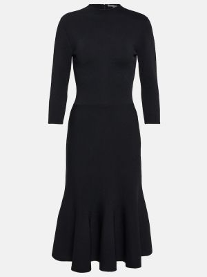 Midi šaty Stella Mccartney čierna