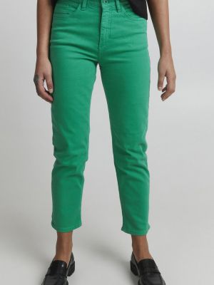 Прямые джинсы Ichi зеленые