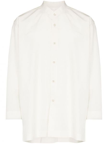 Camisa manga larga Homme Plissé Issey Miyake blanco