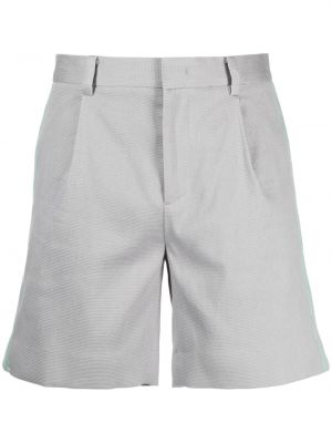 Bermuda kratke hlače s črtami System siva
