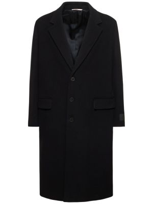 Вълнено палто Valentino черно
