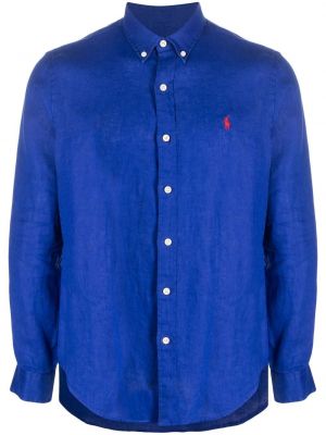 Camicia a maniche lunghe Polo Ralph Lauren blu